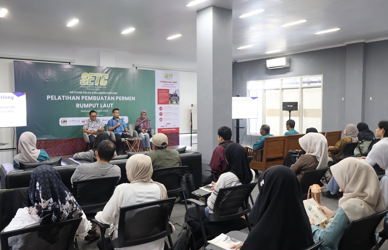 Hilirisasi Rumput Laut: PLUT Sulsel dan SETC Gelar Aktivasi Kelas Collaborator Hub di Makassar